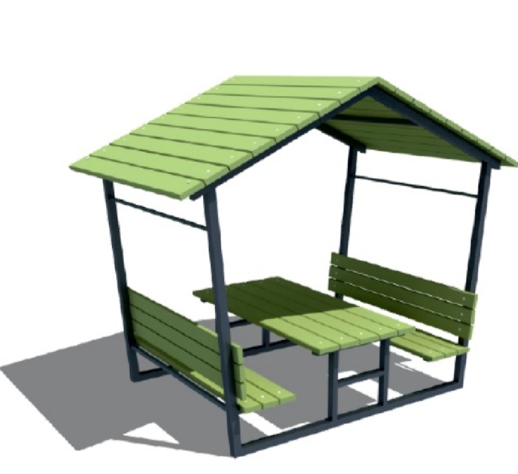 Çatılı Ahşap Piknik Masası AKB0717