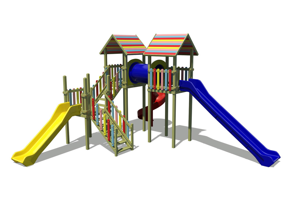 Ahşap Çocuk Oyun Grubu AKA0719